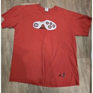 Air Jordan Shirt Men Black Sneaker‎ Large Sole Tee Short Sleeve Basketball
